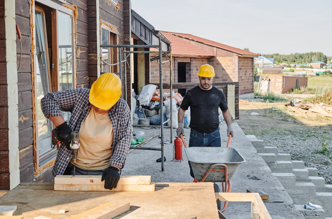 team of builders